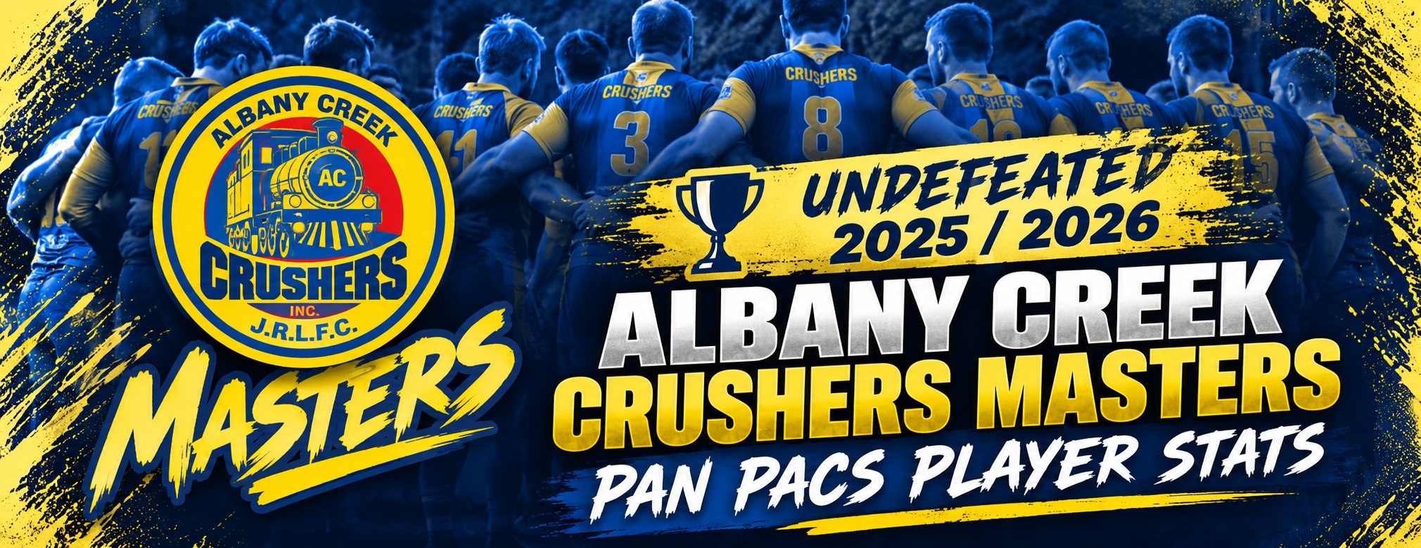 Albany Creek Crushers Masters PAN PACS Player Stats